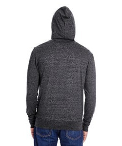 Threadfast 302Z - Unisex Triblend Full-Zip Light Hoodie