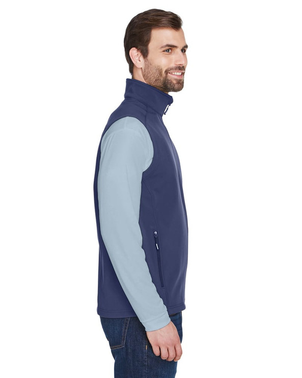 Ash CityCore 365 CE701 - Men's Cruise Two-Layer Fleece Bonded Soft Shell Vest