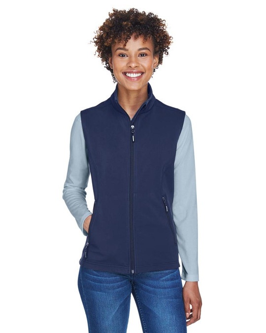 Core 365 CE701W - Gilet Soft Shell à Deux Couches en Polaire Collée pour Femmes