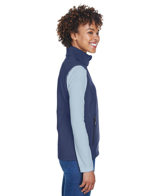 Core 365 CE701W - Gilet Soft Shell à Deux Couches en Polaire Collée pour Femmes