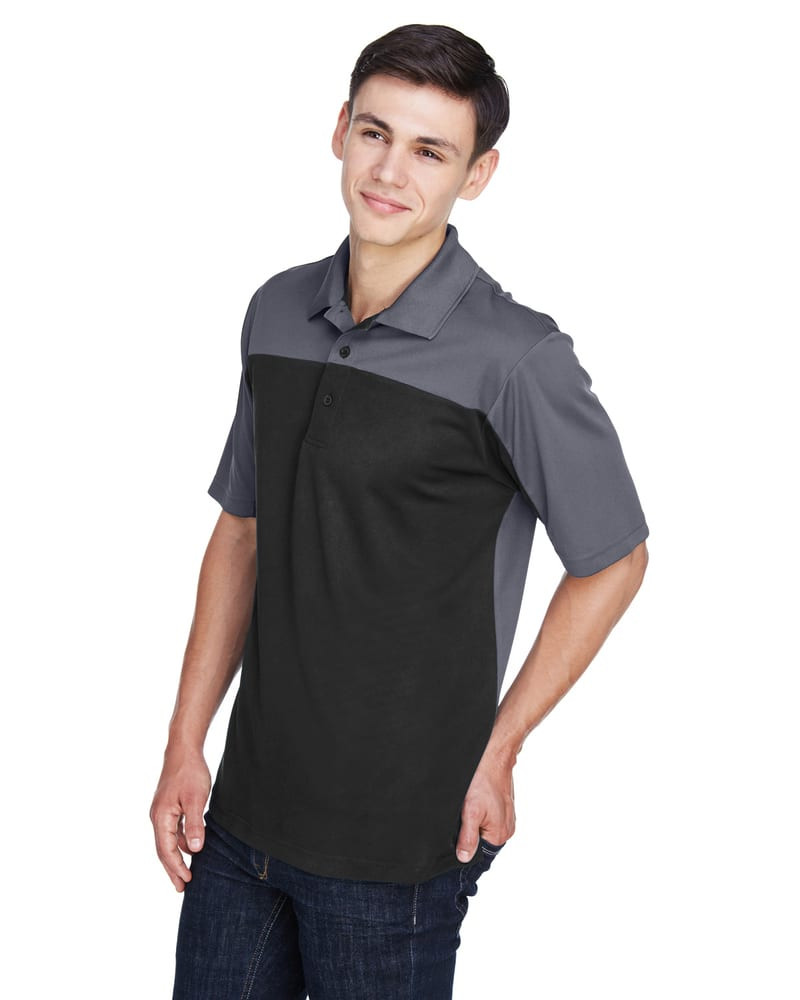 Ash CityCore 365 CE101 - Men's Balance Colorblock Performance Piqué Polo