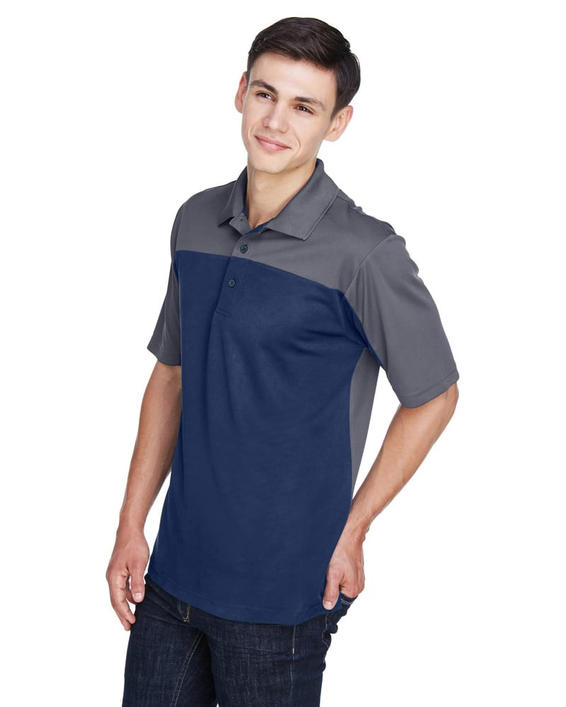 Ash CityCore 365 CE101 - Men's Balance Colorblock Performance Piqué Polo