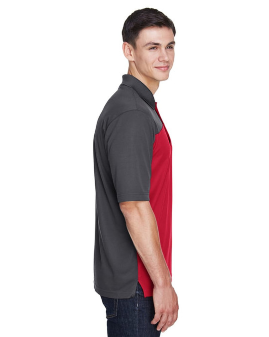 Core 365 CE101 - Polo Piqué Performance à Blocs de Couleur pour Hommes