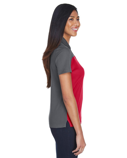 Core 365 CE101W - Polo Piqué Performance à Blocs de Couleur pour Femmes Balance