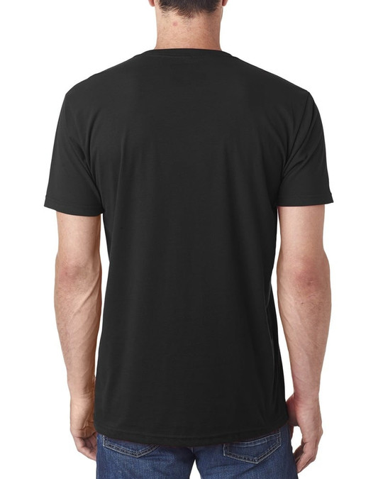 Next Level 6440 - T-shirt à col en V ajusté en suédine pour hommes Premium