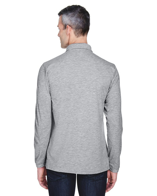 Harriton M265L - 5.6 oz. Easy Blend Long-Sleeve Polo