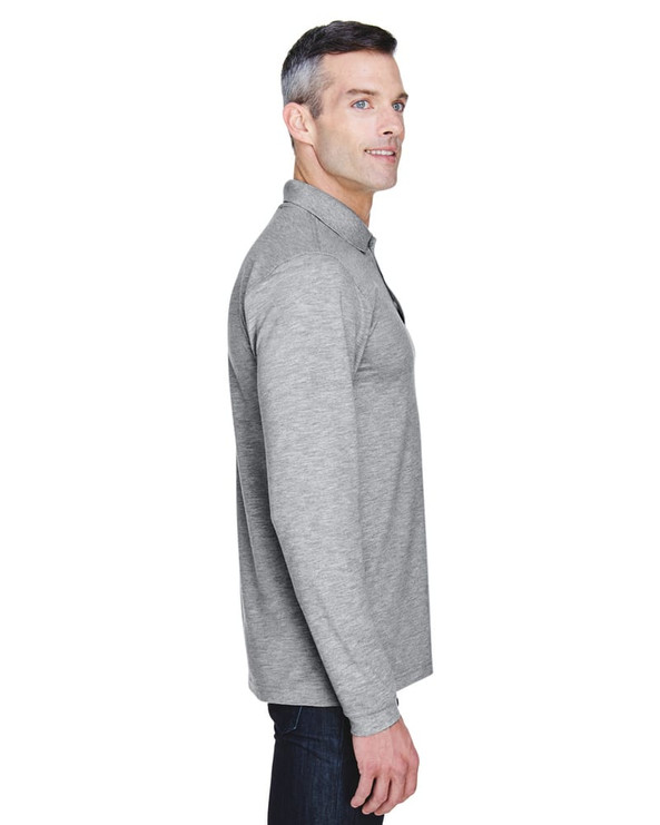 Harriton M265L - 5.6 oz. Easy Blend Long-Sleeve Polo