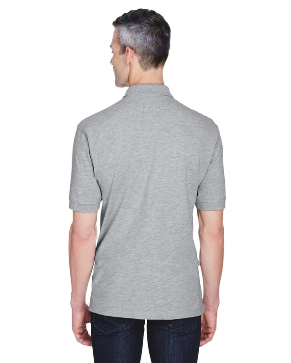 Harriton M265P - 5.6 oz. Easy Blend Polo with Pocket
