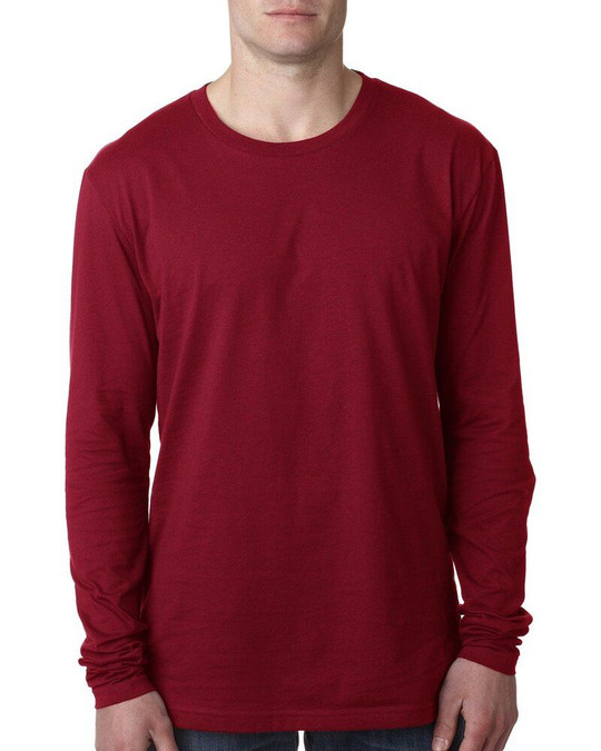 Next Level 3601 - Remera manga larga premium de cuello redondo