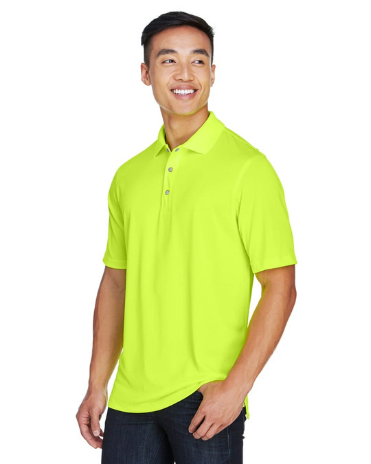 Harriton M345 - Polo de Performance à Patte à Pression Advantage IL