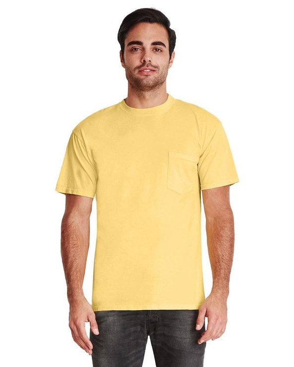 Next Level 7415 - Camiseta Inspired Dye para adultos con bolsillo