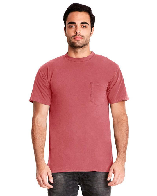 Next Level 7415 - Camiseta Inspired Dye para adultos con bolsillo