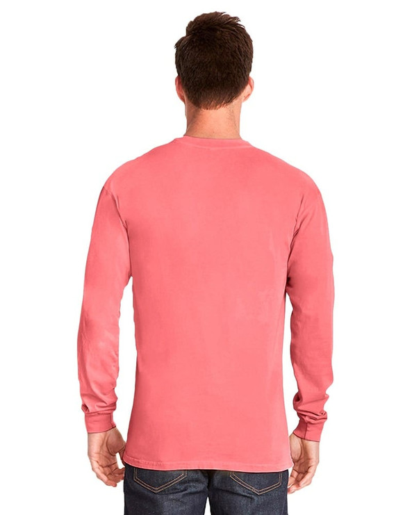 Next Level 7451 - Adult Inspired Dye Long Sleeve Crew with Pocket