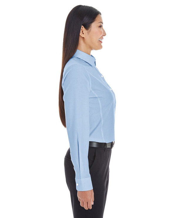 Devon & Jones DG534W - Ladies Crown Collection Striped Shirt