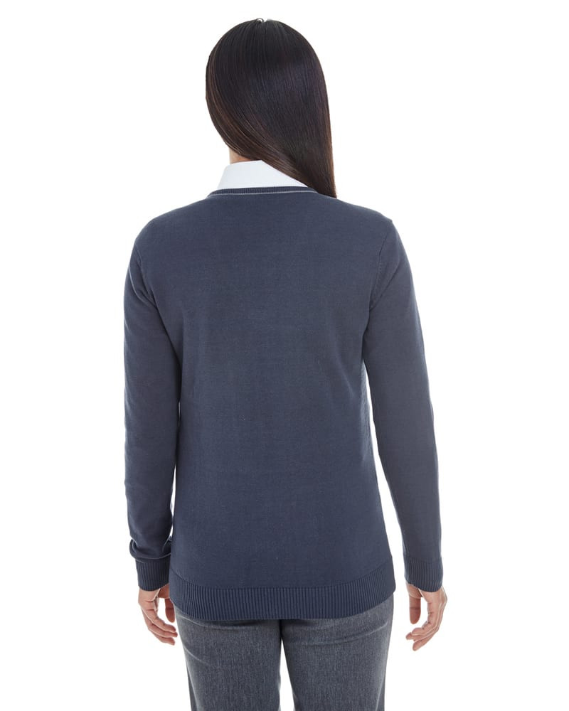 Devon & Jones DG478W - Ladies Manchester Fully-Fashioned Full-Zip Sweater