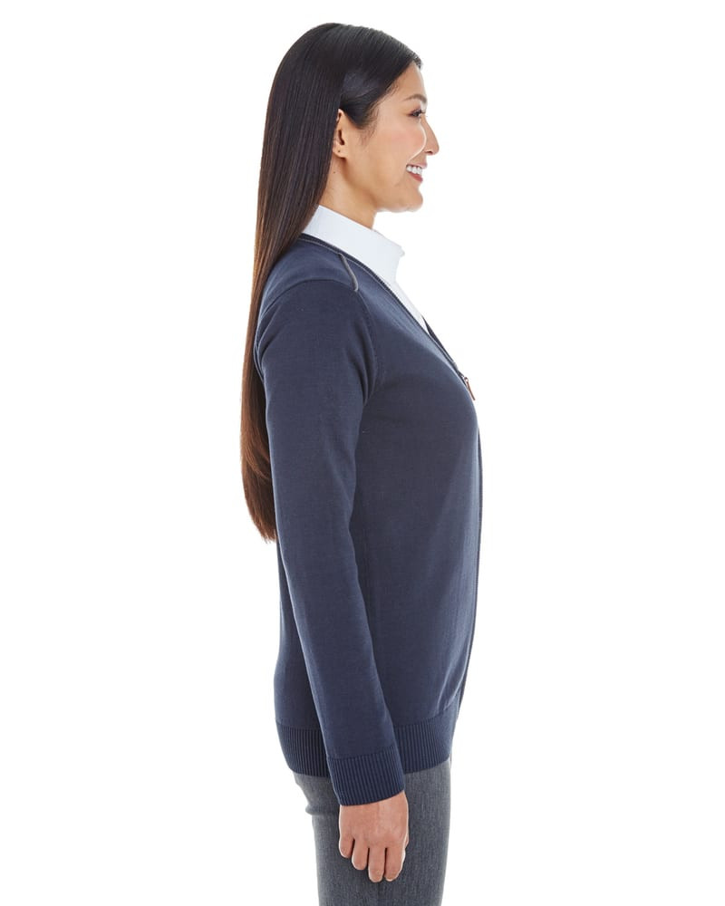 Devon & Jones DG478W - Ladies Manchester Fully-Fashioned Full-Zip Sweater