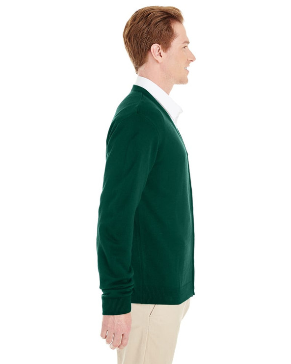 Harriton M425 - Men's Pilbloc V-Neck Button Cardigan Sweater