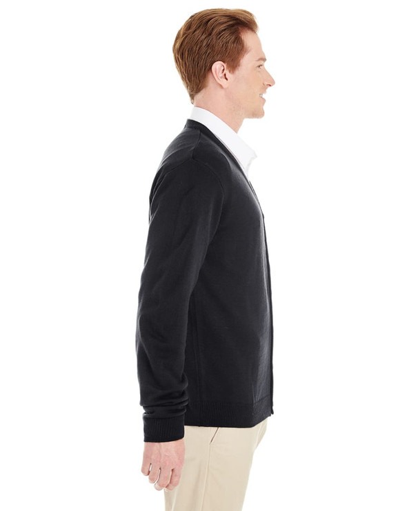 Harriton M425 - Men's Pilbloc V-Neck Button Cardigan Sweater