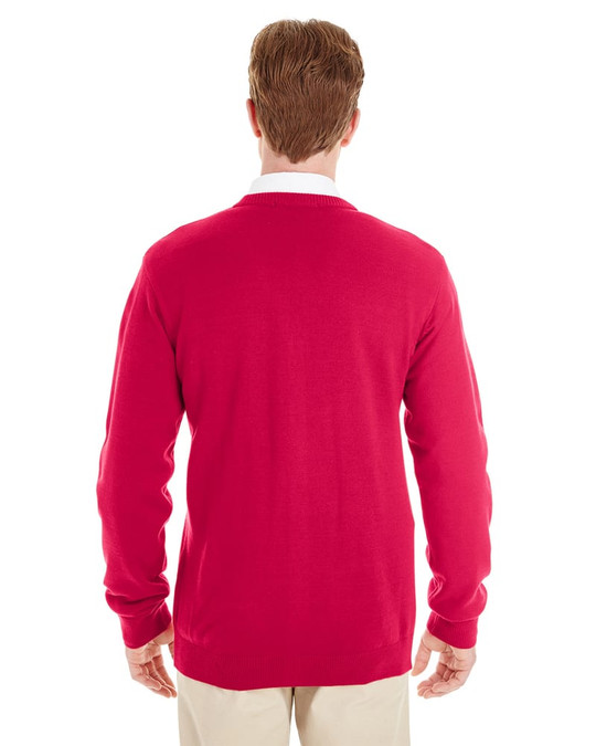 Harriton M425 - Cárdigan con botones y cuello en V Pilbloc para hombre