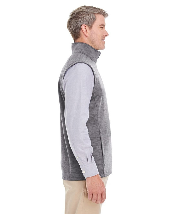 Devon & Jones DG797 - Men's Newbury Mélange Fleece Vest