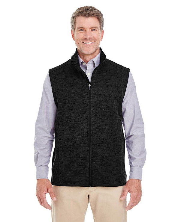 Devon & Jones DG797 - Men's Newbury Mélange Fleece Vest