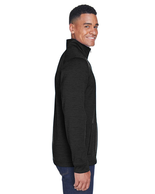 Devon & Jones DG798 - Cuarto de cremallera de forro polar Mélange Newbury para hombre