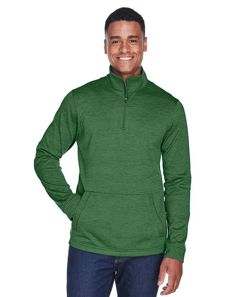 Devon & Jones DG798 - Men's Newbury Mélange Fleece Quarter-Zip