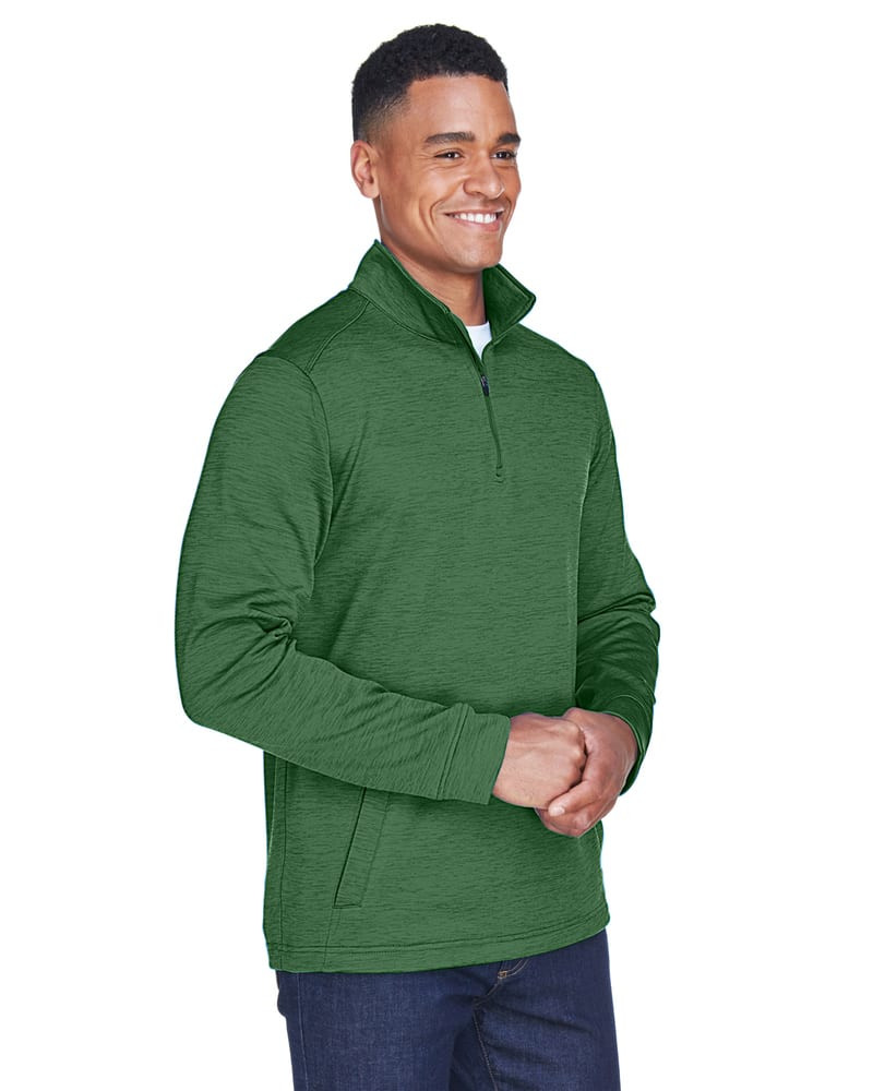 Devon & Jones DG798 - Men's Newbury Mélange Fleece Quarter-Zip