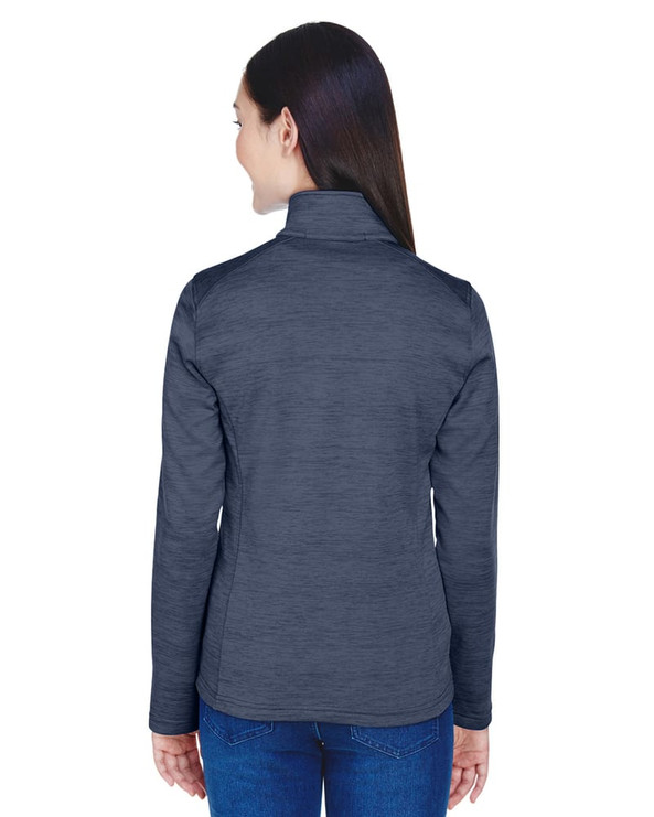 Devon & Jones DG798W - Ladies Newbury Mélange Fleece Quarter-Zip