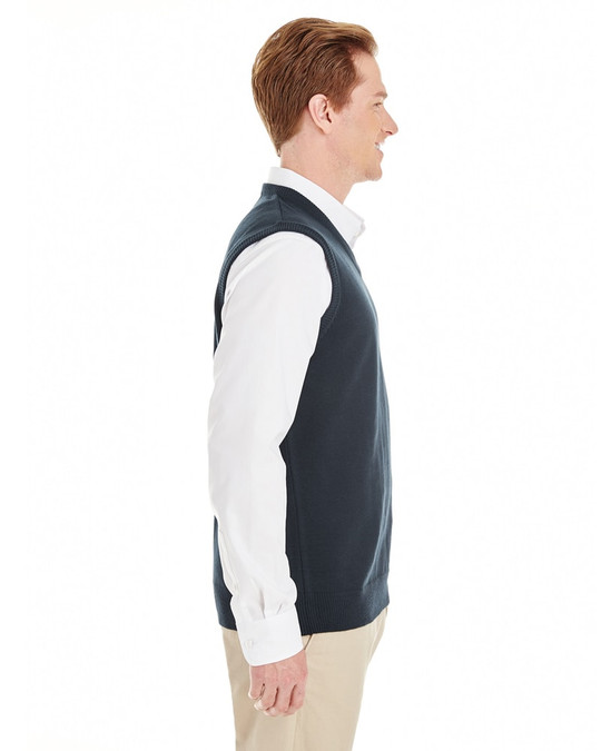 Harriton M415 - Gilet sans manches à col en V Pilbloc pour hommes