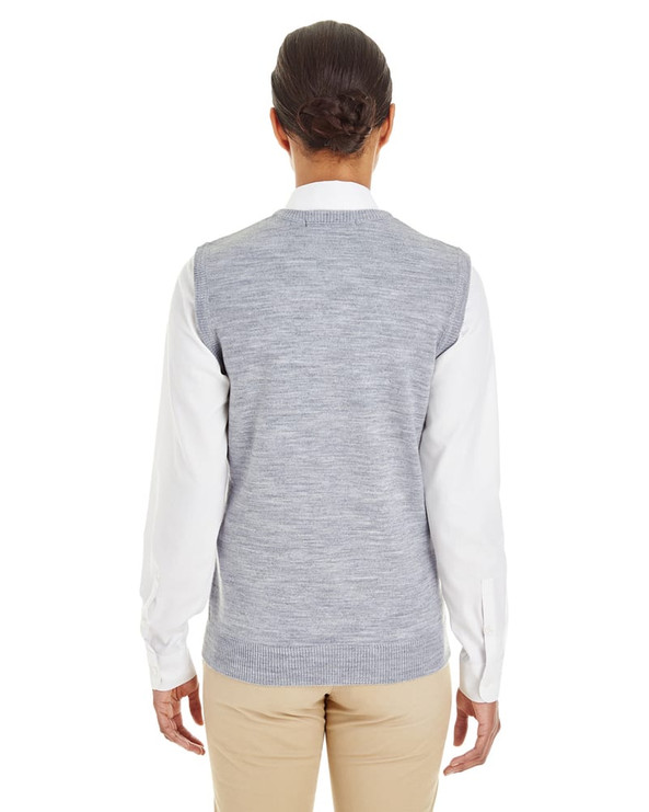 Harriton M415W - Ladies Pilbloc V-Neck Sweater Vest