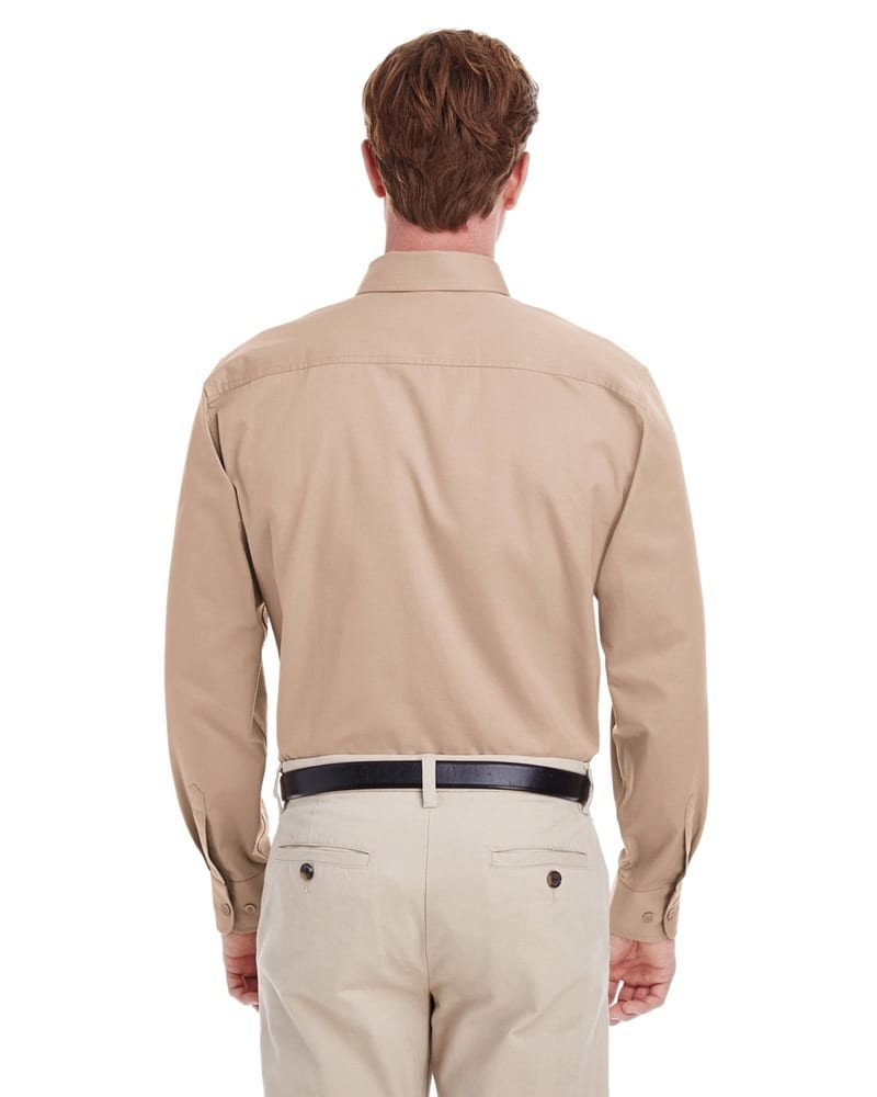 Harriton M581 - Camiseta de Hombre Foundation 100% Algodón Long