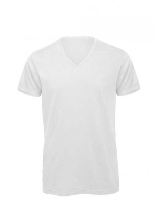 B&C BC044 - Short-sleeved V-neck t-shirt