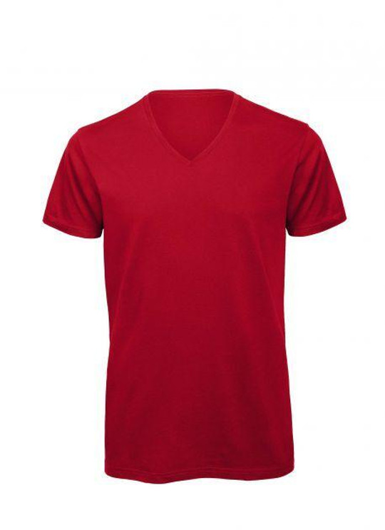 B&C BC044 - Short-sleeved V-neck t-shirt