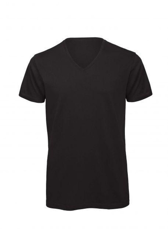 B&C BC044 - Short-sleeved V-neck t-shirt