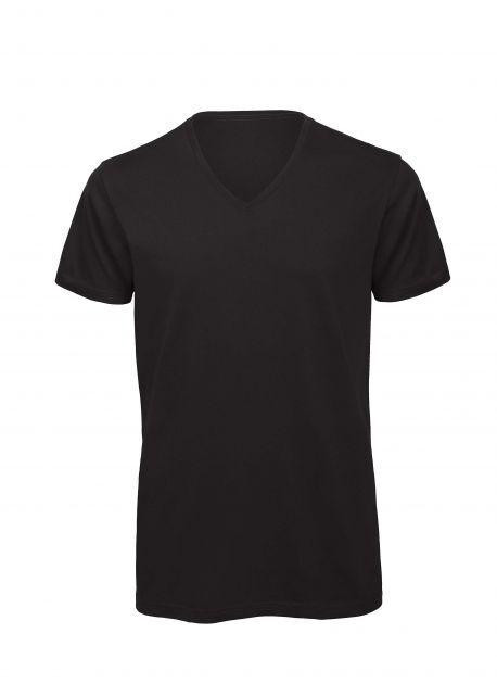 B&C BC044 - Herren-T-Shirt mit V-Ausschnitt aus Bio-Baumwolle
