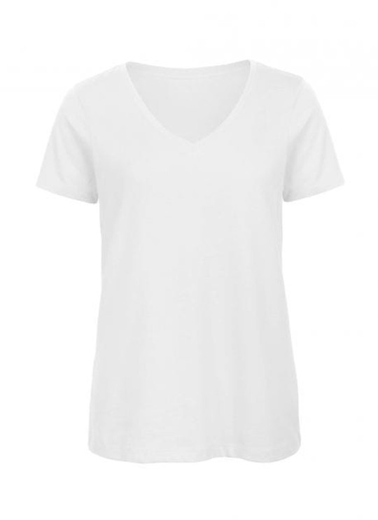 B&C BC045 - Short-sleeved V-neck t-shirt