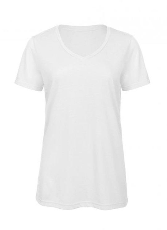 B&C BC058 - V-neck Tri-blend t-shirt