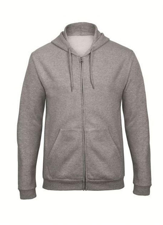 B&C ID205 - Polycotton zipped hoody