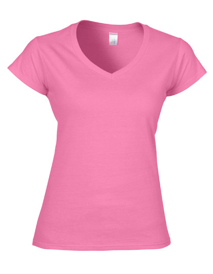 Gildan G64V00L - Ladies V-Neck Softstyle Ringspun Cotton T-Shirt
