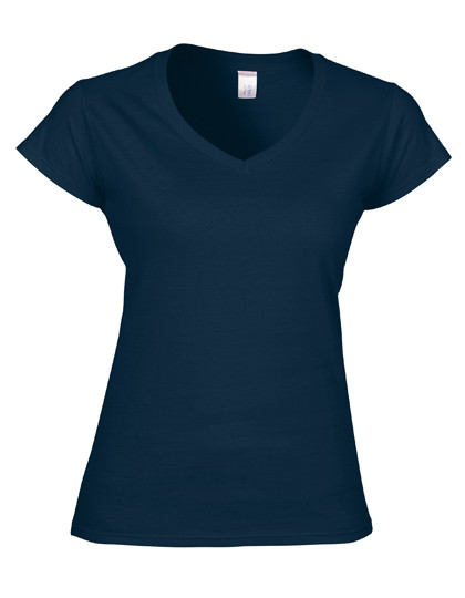 Gildan G64V00L - Ladies V-Neck Softstyle Ringspun Cotton T-Shirt