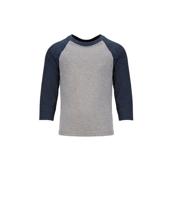 Next Level NL3352 - Remera de mangas Raglan 3/4 de cuello redondo para jóvenes