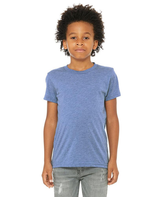 Bella+Canvas B3413Y - Remera Triblend de manga corta para jóvenes