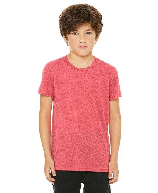 Bella+Canvas B3413Y - Remera Triblend de manga corta para jóvenes