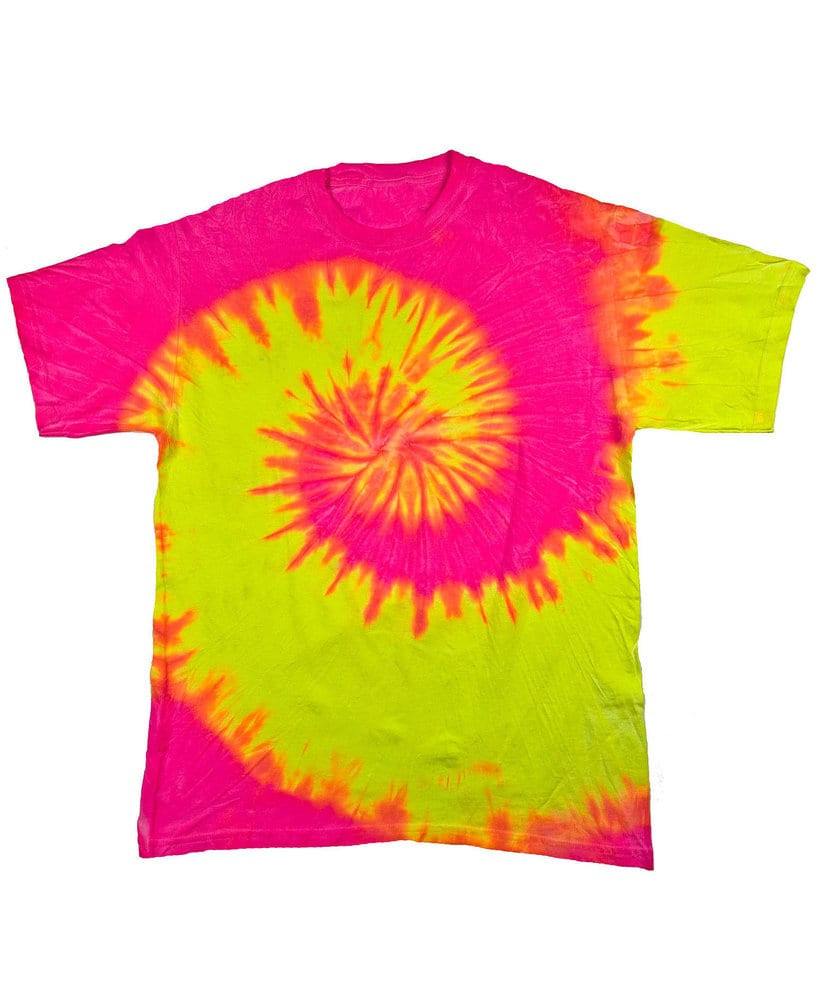 Colortone T365P - Adult Fluorescent Swirl Tee