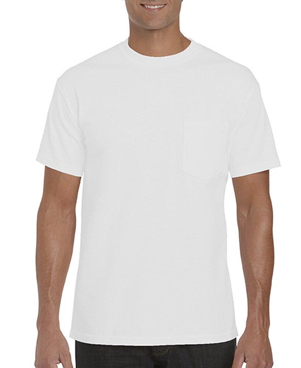 Gildan G5300 - Camiseta de bolsillo de algodón grueso para adultos