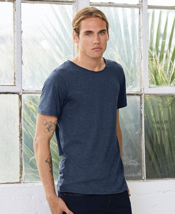 BELLA+CANVAS B3014 - Men's Jersey Raw Neck Tee