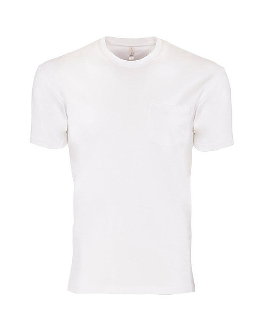 Next Level NL3605 - Remera de algodón con bolsillo para adultos