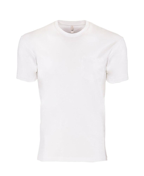 Next Level NL3605 - Remera de algodón con bolsillo para adultos