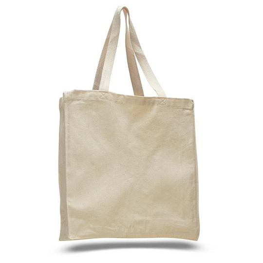 Q-Tees Q125300 - Canvas Shopper with Gusset